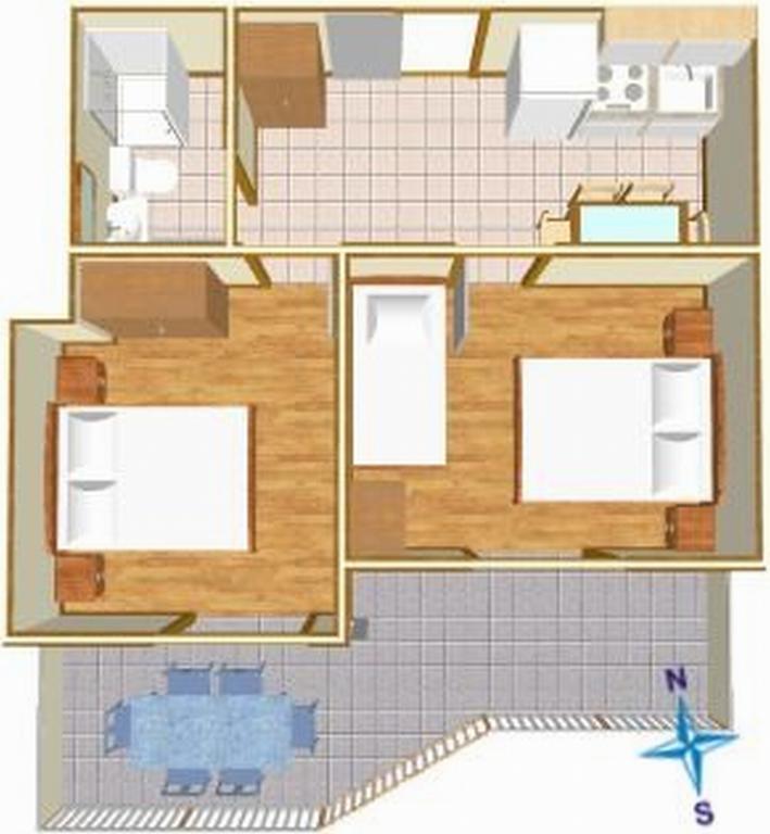 Apartments Toni Two Igrane Eksteriør billede