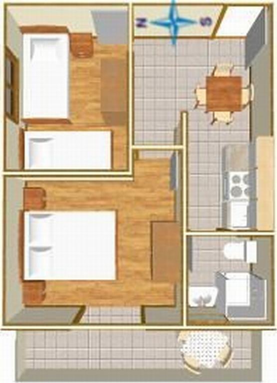Apartments Toni Two Igrane Eksteriør billede